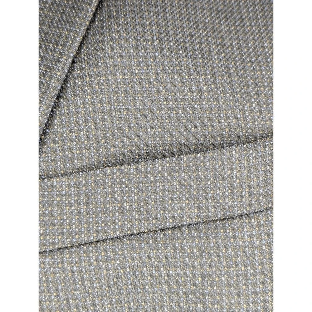 Calvin Klein Blazer Mens 42R Black Lined Pockets Two Button Long Sleeve Wool